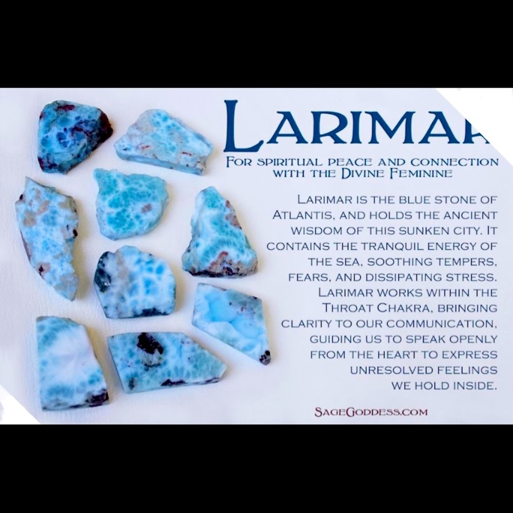 Larimar gemstone ring - Picture 9 of 11